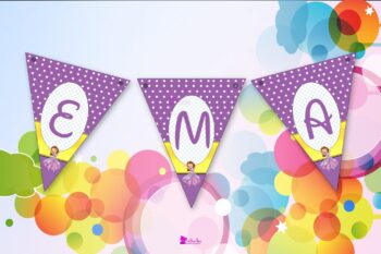 banner personalizat pentru botez