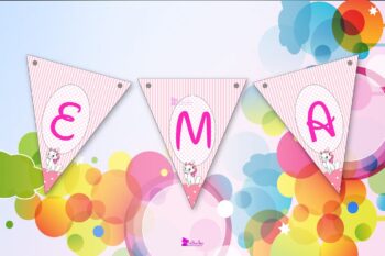 banner personalizat pentru botez
