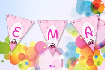 banner personalizat pentru botez