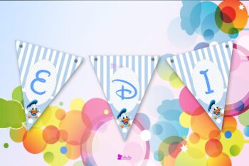 banner personalizat pentru botez