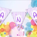 banner personalizat pentru botez