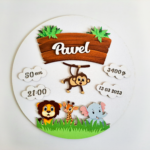 Placuta decorativa personalizata model jungle