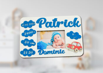 Rama foto personalizata  (model 19) - stativ cadou