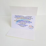 Invitatie pentru botez personalizata model special