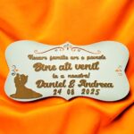 Placuta personalizata pentru nunta - Bine ati venit