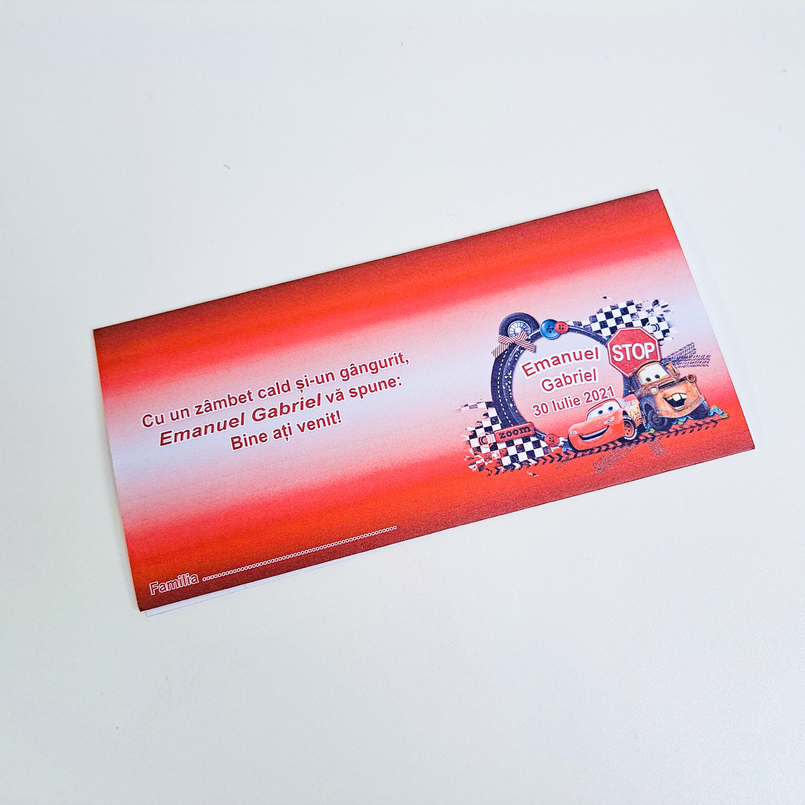 Table card plic de bani cartonat pink bear shop