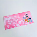 Table card plic de bani cartonat pink bear shop