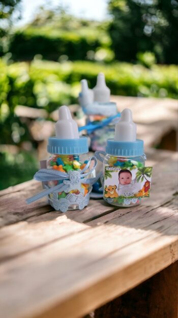 Marturie pentru botez - tip biberon