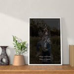 Model abstract couple bg negru poza bg m 2