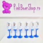 Pahar personalizat cu numele bebelusului pentru botez