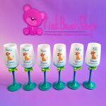 Pahar personalizat cu numele bebelusului pentru botez