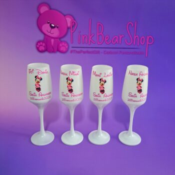 Pahar personalizat cu numele bebelusului pentru botez